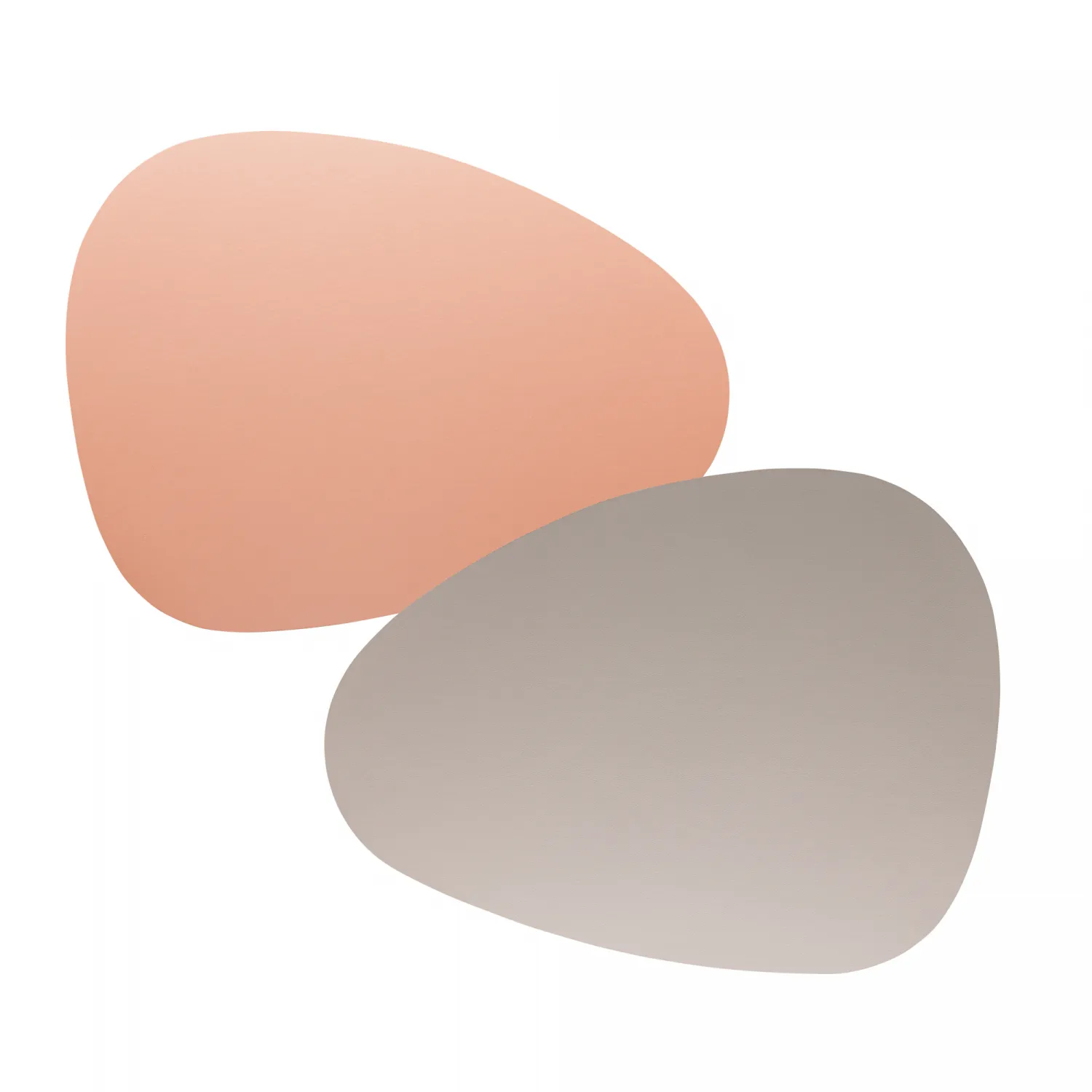 Lugar Americano de PVC Dupla Face Rosa e Cinza Claro 43cm x 32cm - Wolff