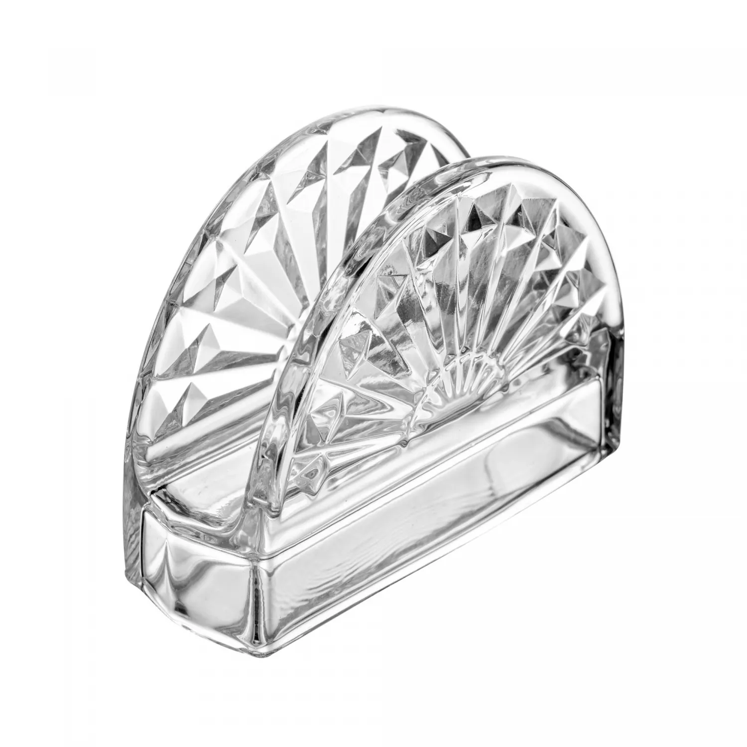 Porta Guardanapos Sun 13cm x 4,5cm x 9cm Cristal - Lyor