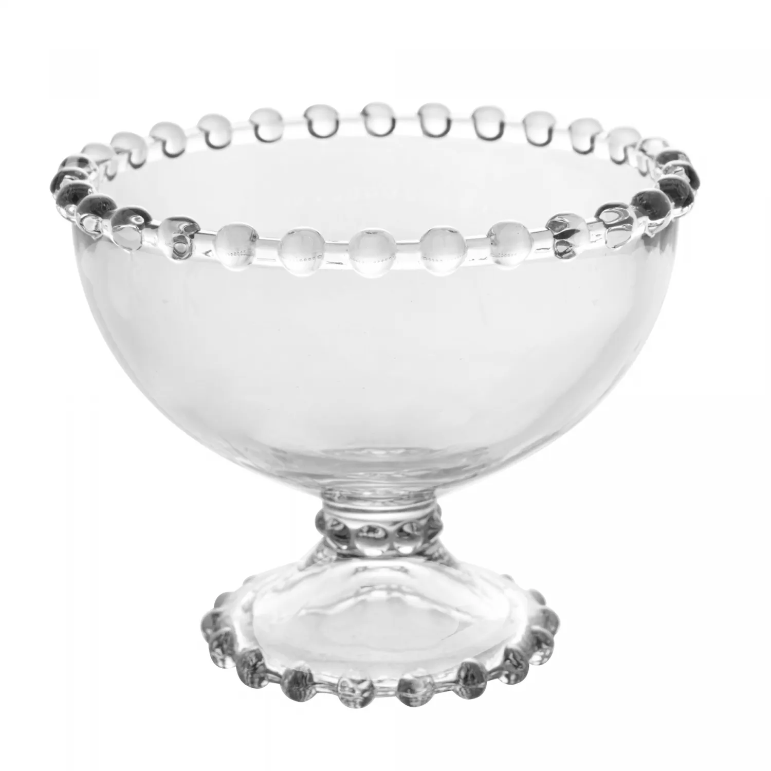 Conjunto de 6 taças de Sobremesa Pearl 11cm x 9cm Cristal Ecológico - Wolff